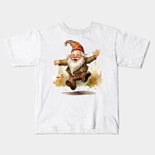 Autumn Happy Gnome #10 Kids T-Shirt